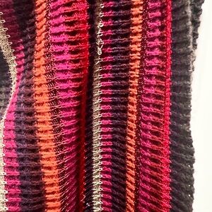 Coldwater Creek Multicolor Striped Scarf NWT